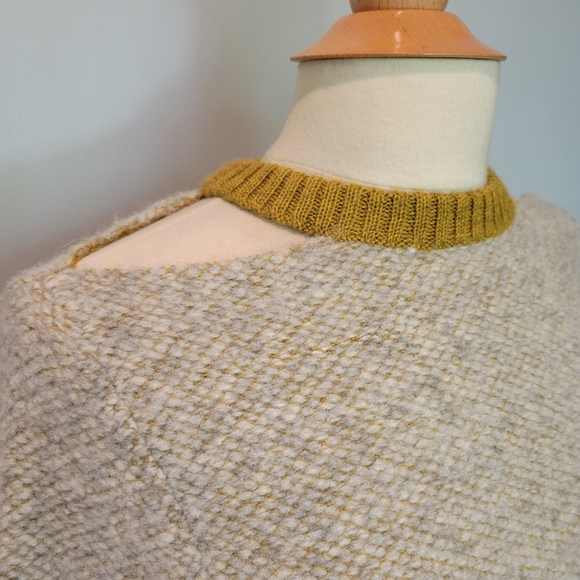 Eckhaus Latta Baby Alpaca Hand Knit Cutout Clavicle Sweater SZ S - Picture 8 of 10